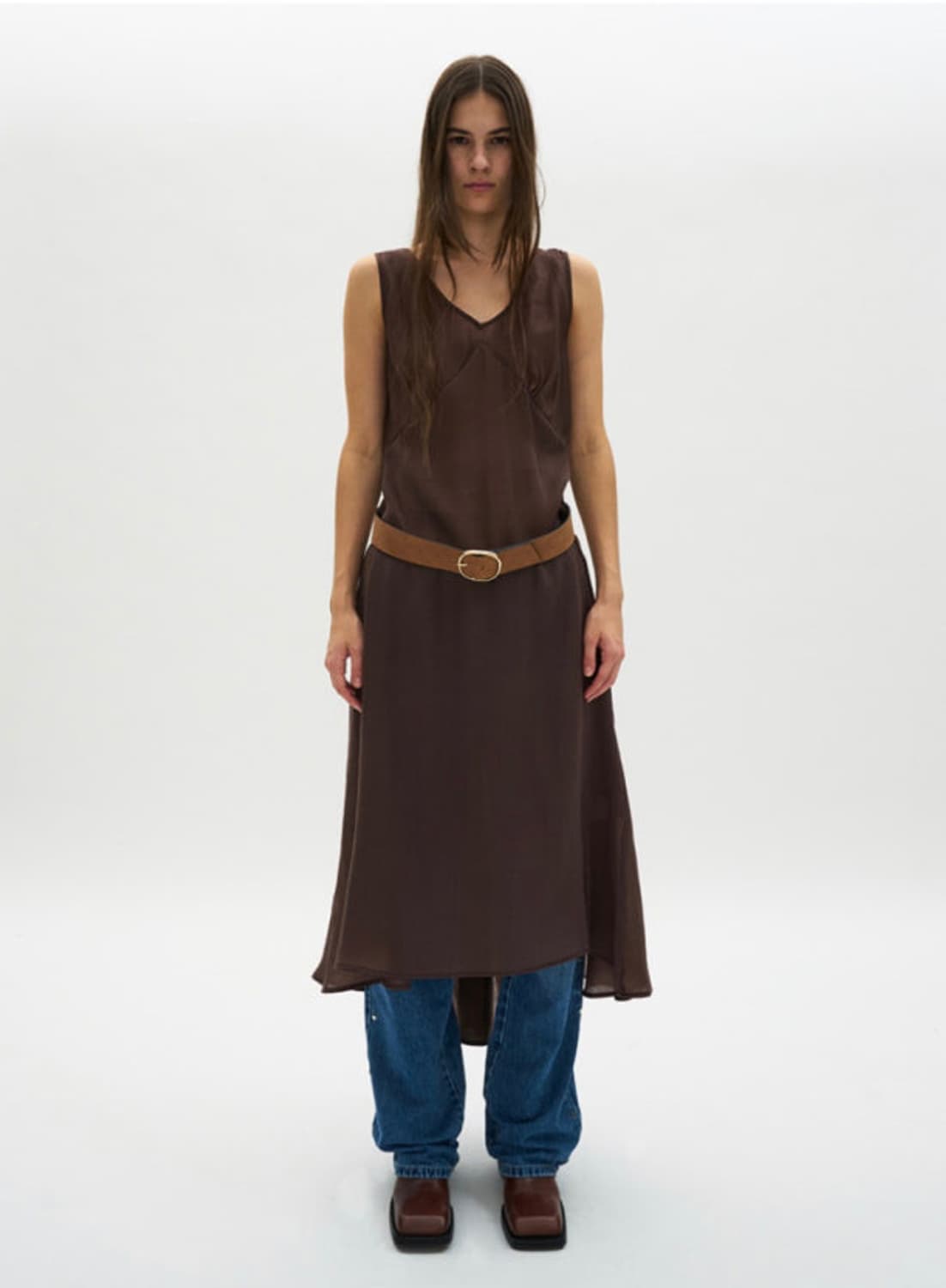 파르티멘토우먼 DARK SHEER LAYERED DRESS Msize 상품이미지1