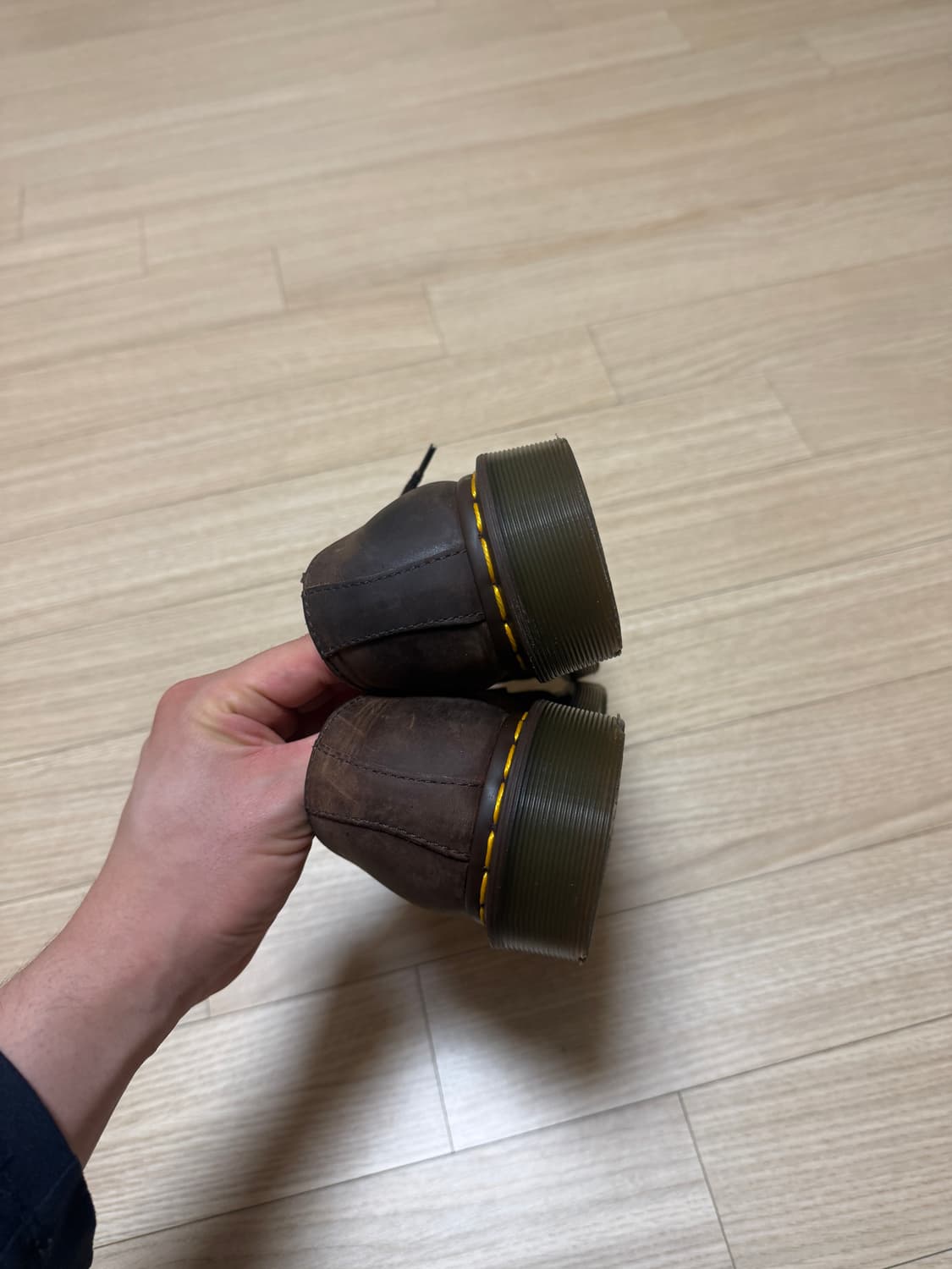 uk6,250) 닥터마틴 1461 크레이지호스 브라운 상품이미지5