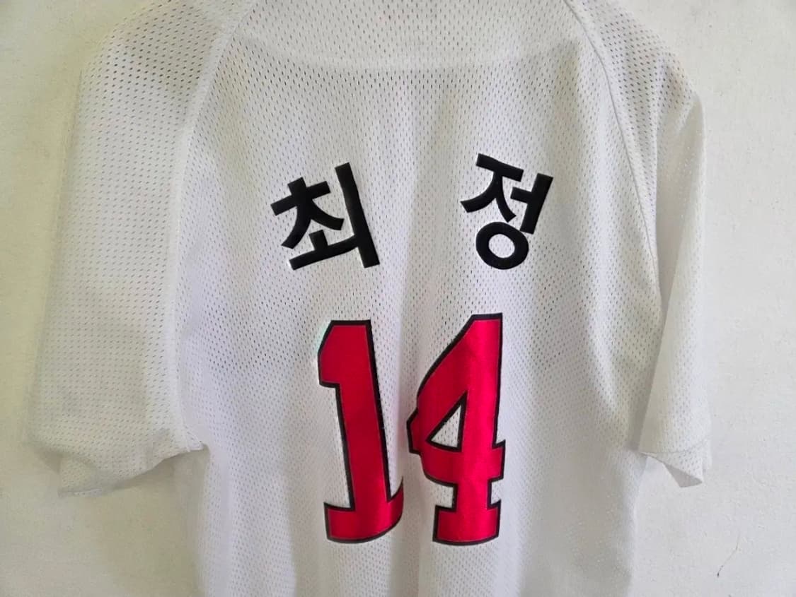 SK 와이번스 최정 14번 유니폼 100사이즈 상품이미지5