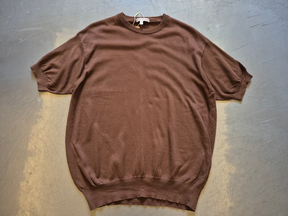 90s 엠포리오 아르마니 하프 니트 상품이미지1