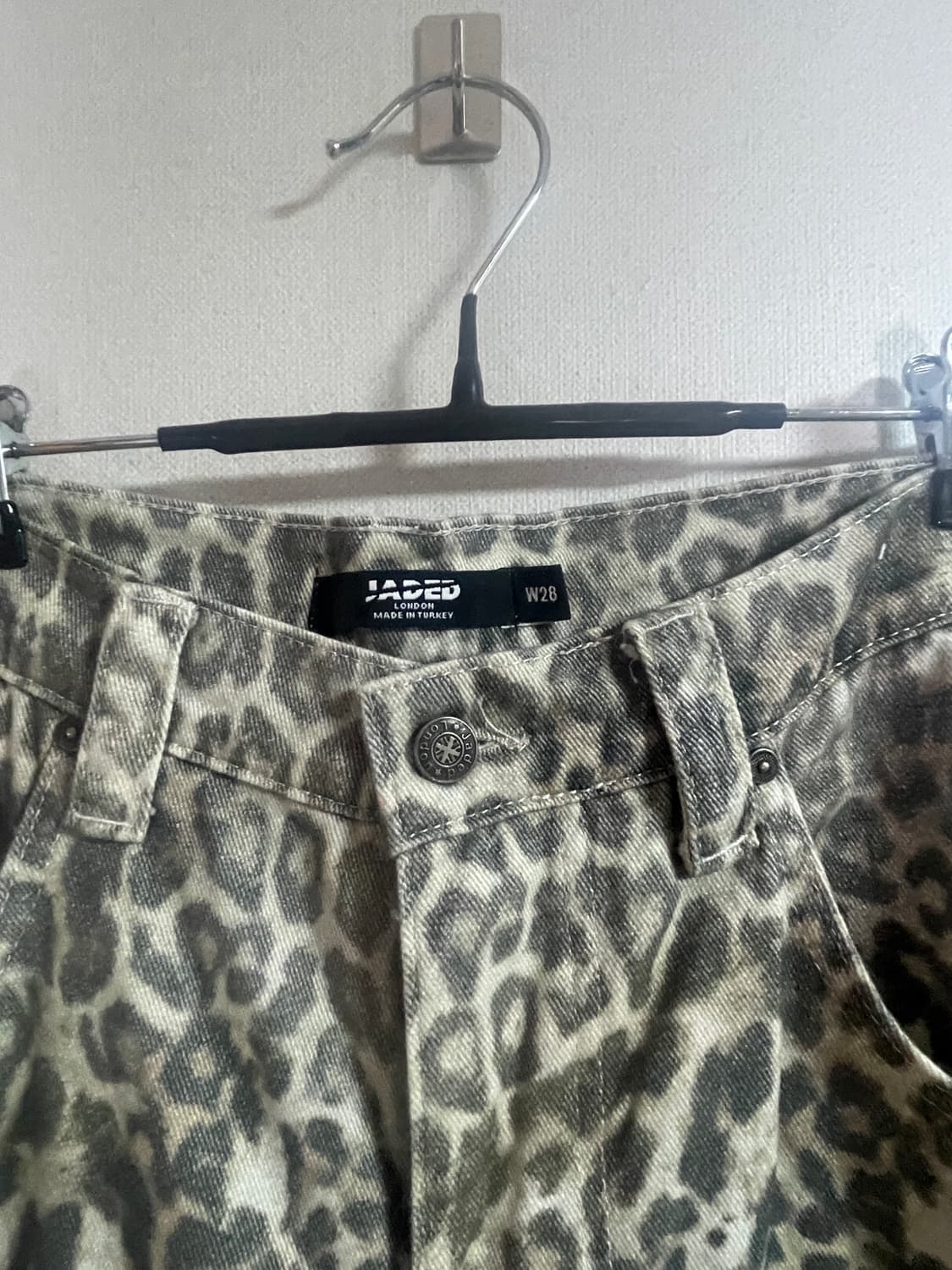 JADED LONDON 호피 데님 팬츠 28  상품이미지3