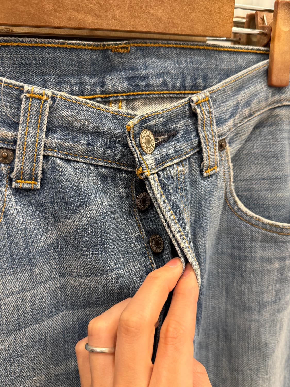 00s Levis 리바이스 501 데님 팬츠 (32inch) 상품이미지3