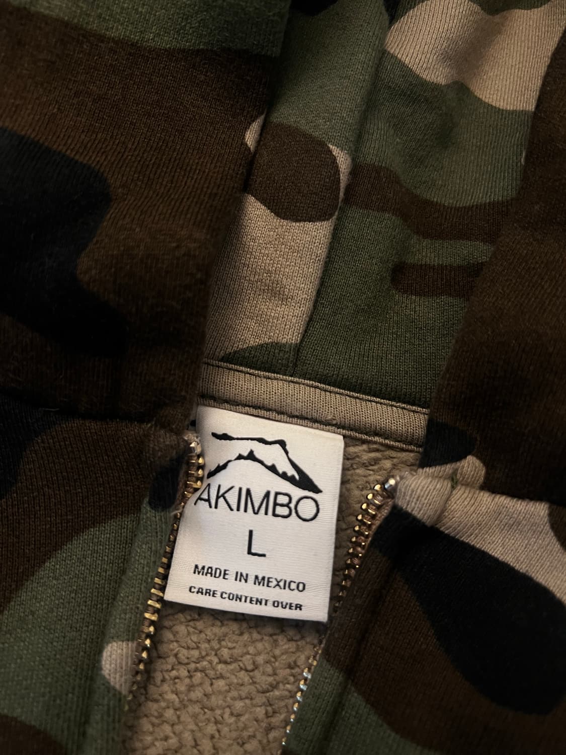 아킴보 클럽 카모 후드집업 / L 상품이미지2