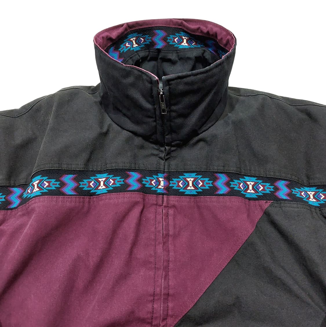 80s David James 아즈텍 봄버 자켓 L (110)산타페 상품이미지3