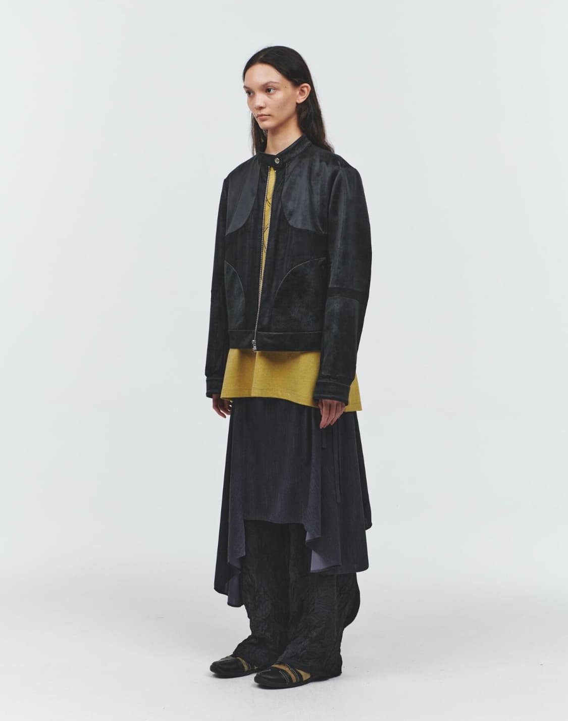오들리워크샵 Leather Quad Jacket 상품이미지1