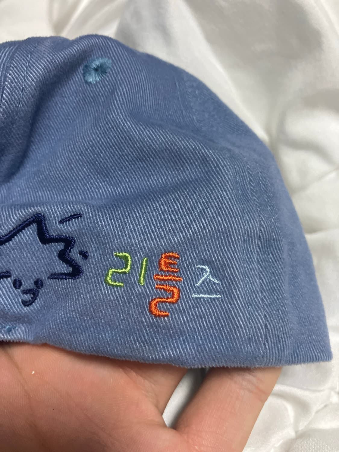 00s 빈티지 나이키 워시드 블루 리틀즈 볼캡 상품이미지3