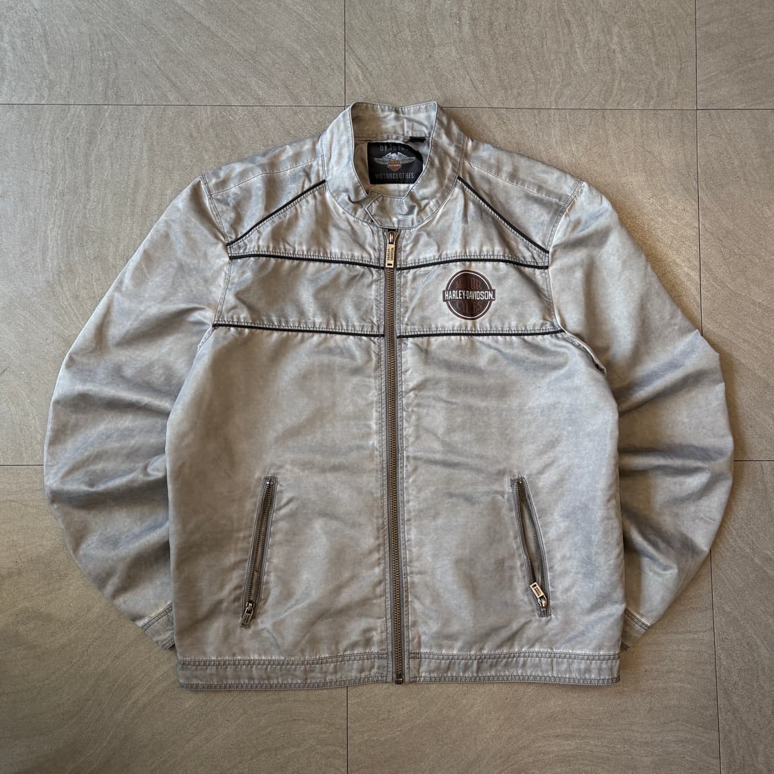 할리데이비슨 그레이 바람막이 자켓 상품이미지1