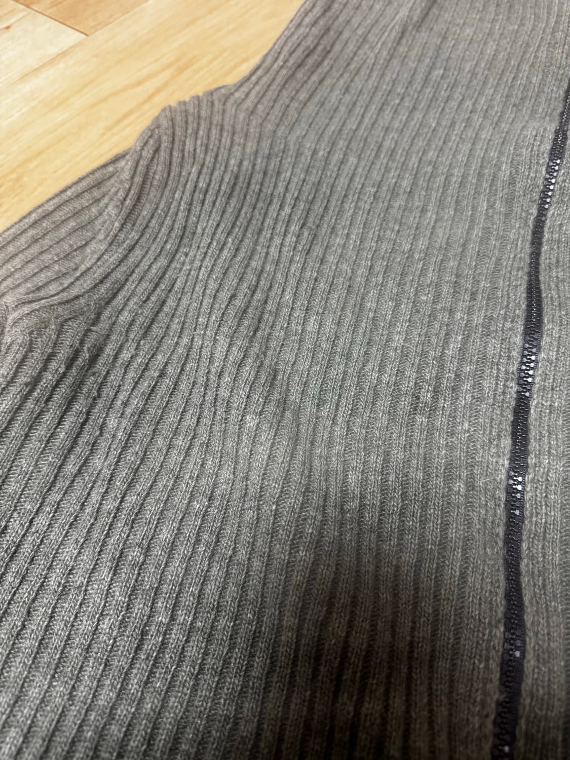 Open yy 니트 집업 상품이미지5