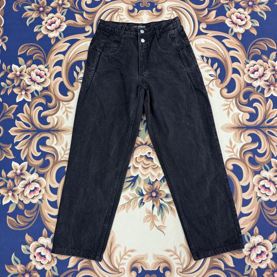 (27)게스GUESS 흑청 데님 팬츠(made in usa) 상품이미지3