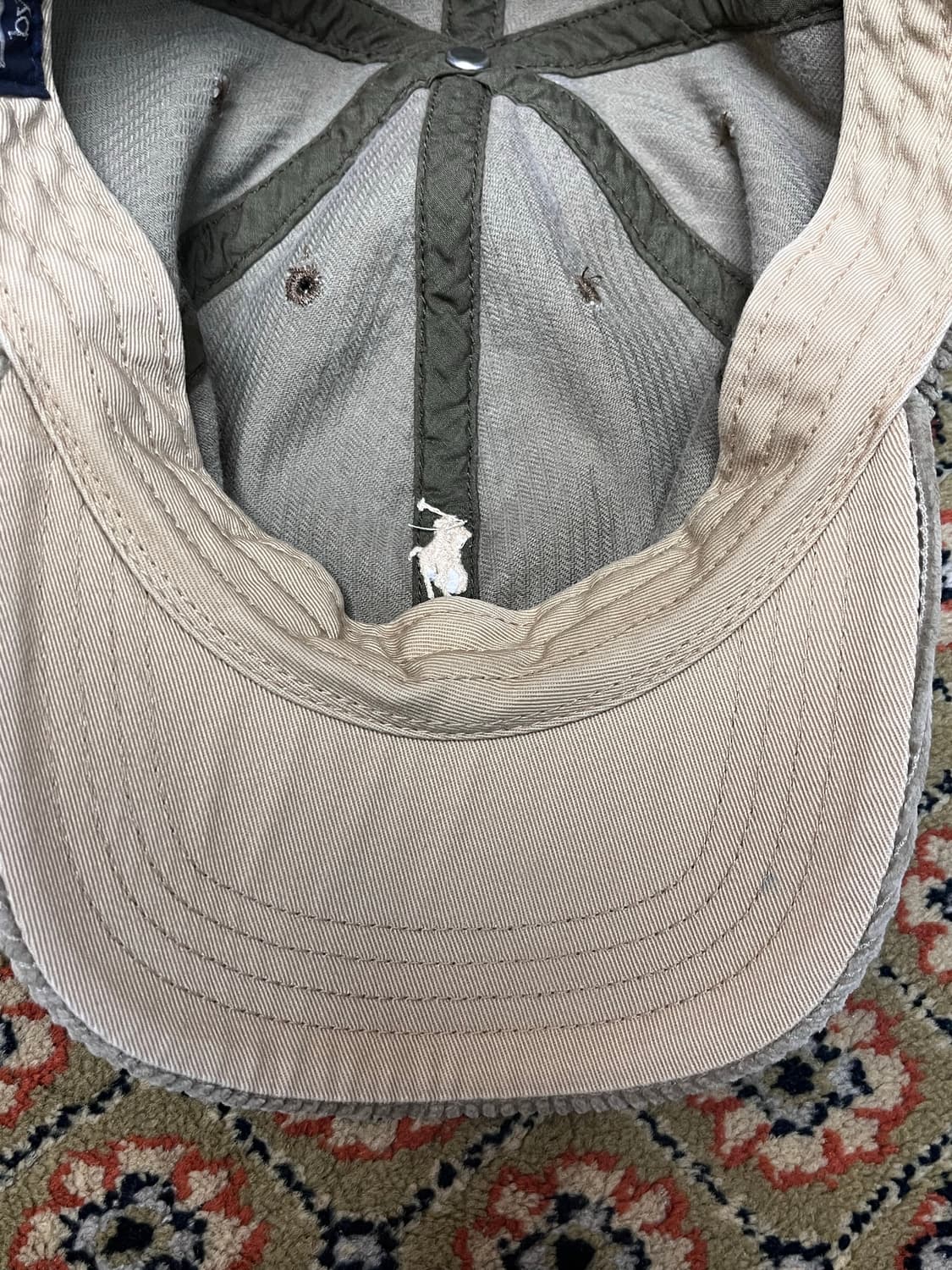 폴로 랄프로렌 코듀로이 볼캡 카키베이지 상품이미지6