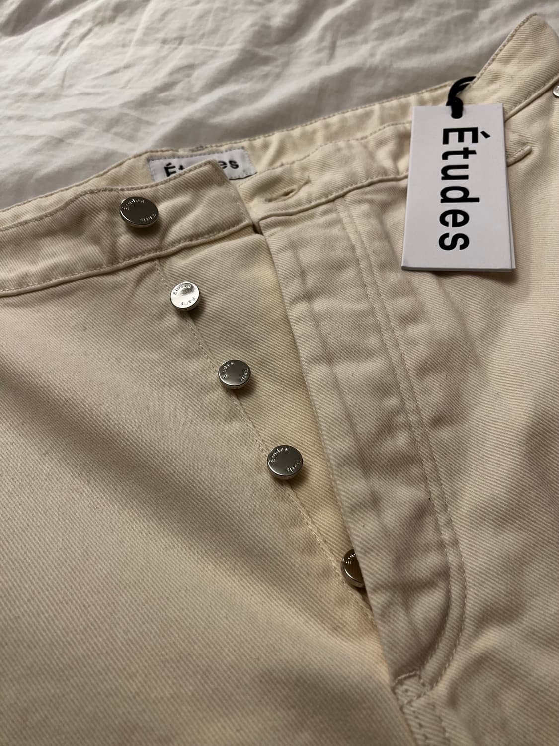 etudes paris ripped quarter 데님 더블니 48 상품이미지4