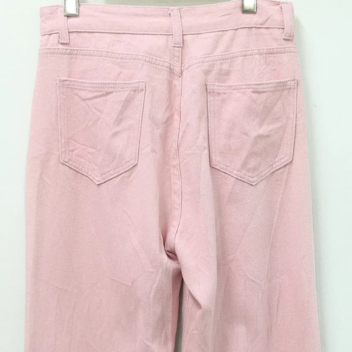 핑크 피그먼트  와이드 코튼 팬츠 61404 상품이미지6