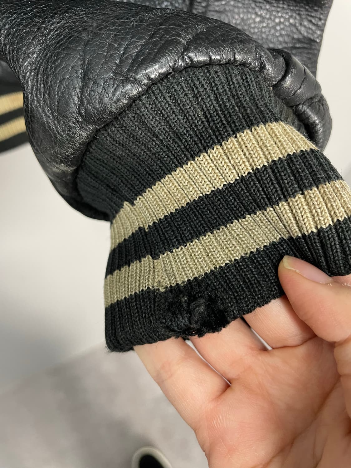 빈티지 블렌따노 블랙 카우 레더자켓 H1037 상품이미지8