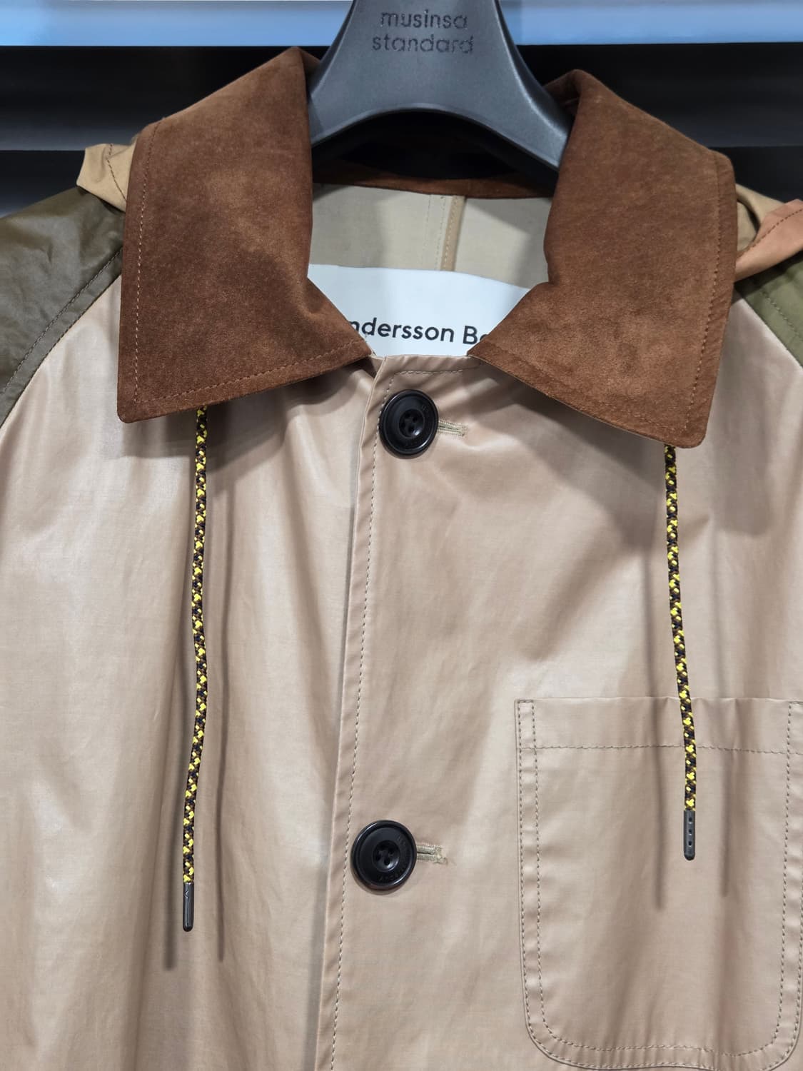 앤더슨벨 왁스 래글런 코트 M 상품이미지7