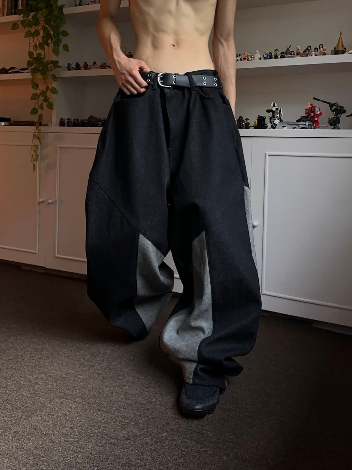 Watt 리버스 슈페리어 오버 데님 팬츠 상품이미지5