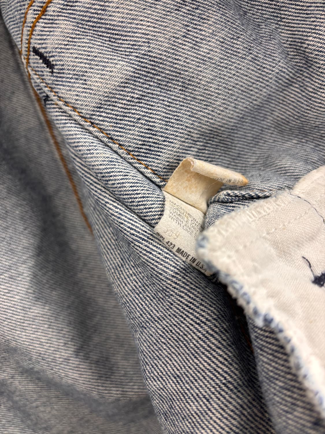 80s 리바이스 USA 70506 오리지널 희귀 4포켓 자켓 상품이미지6