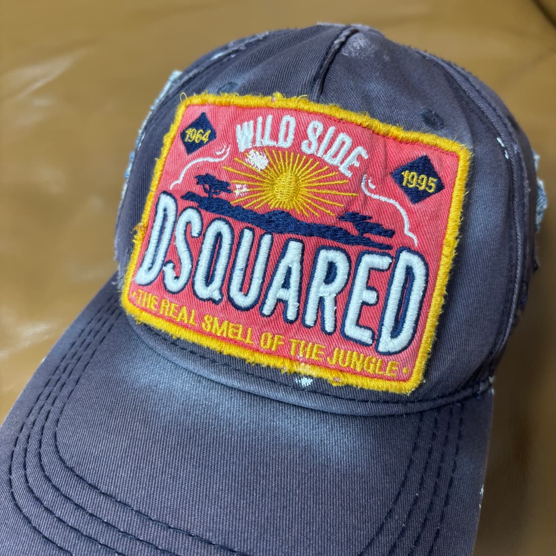 Dsquared2 디스퀘어드 워시드 더티 그레이 6패널 볼캡 모자 상품이미지6