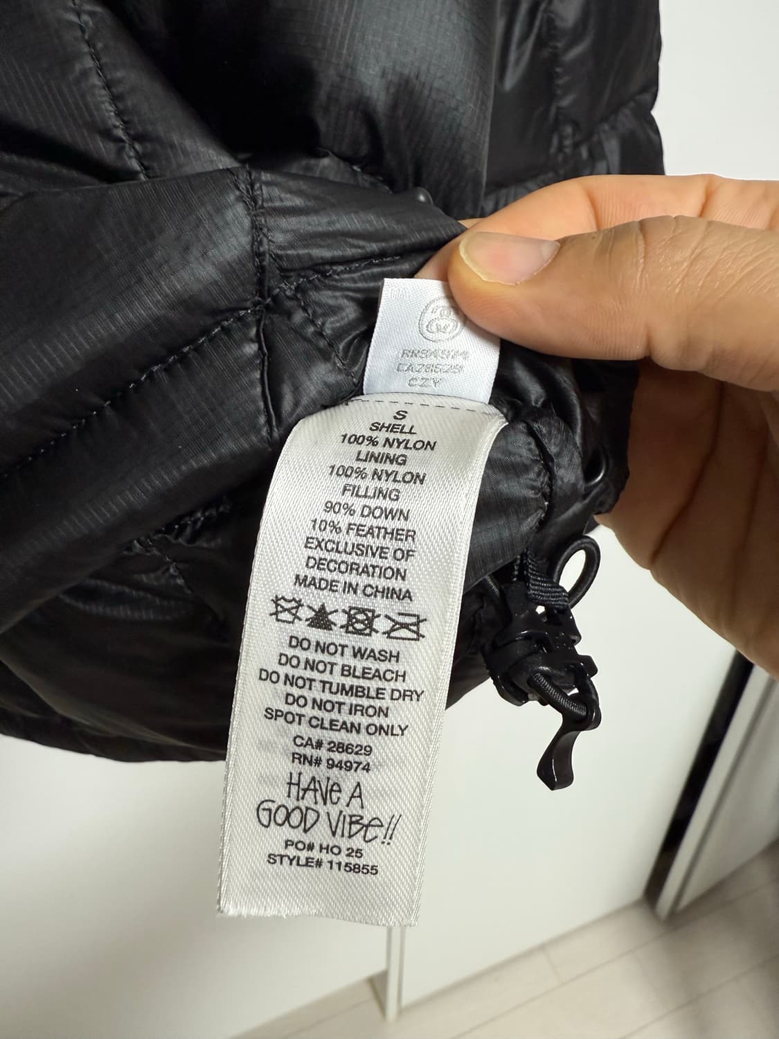 스투시 미드웨이트 퍼퍼 블랙 상품이미지6