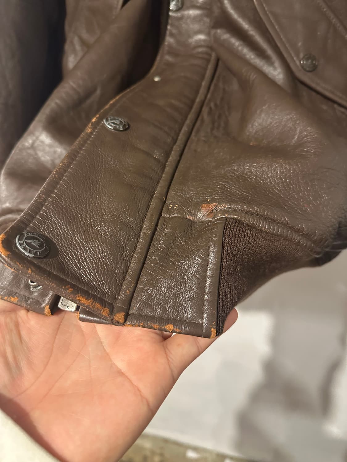 빈티지 00s 조니 블레이즈 힙합 가죽 자켓  상품이미지9