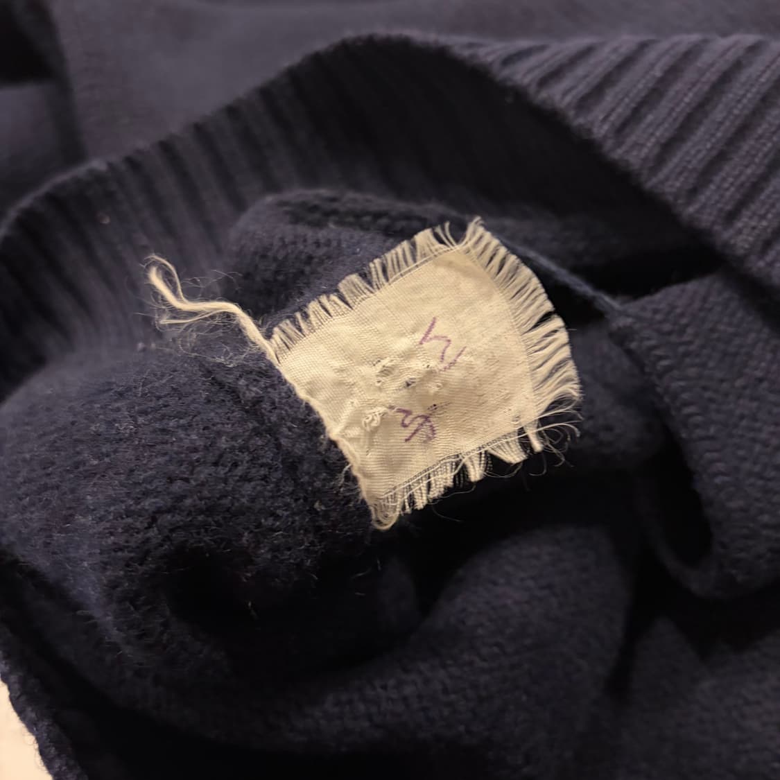 [100] 빈폴 네이비 니트 가디건 D257 상품이미지6