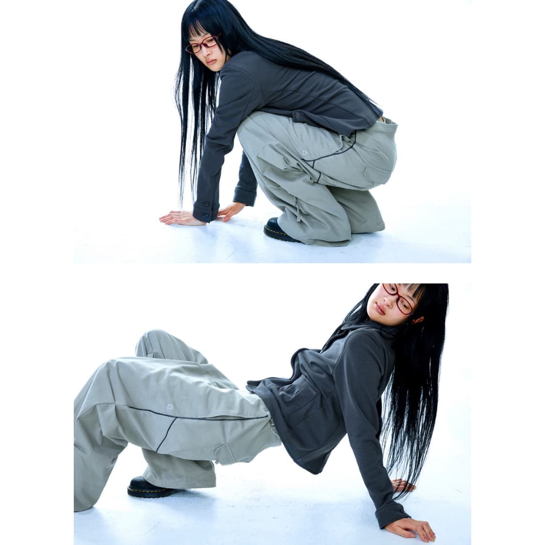 [2] 코이세이오 소프트 스트랩 라인 팬츠 베이지 상품이미지9