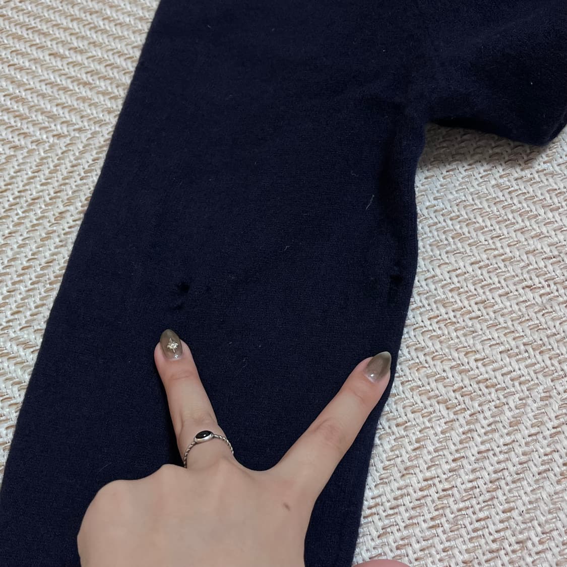 [정품] 폴로 네이비 / 레드포니 울 니트반집업 [ XL ] 상품이미지10