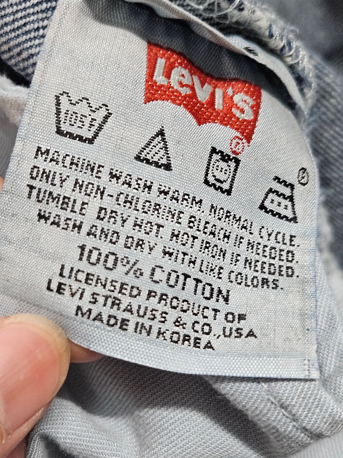 리바이스501 90s made in Korea 개조. 상품이미지10