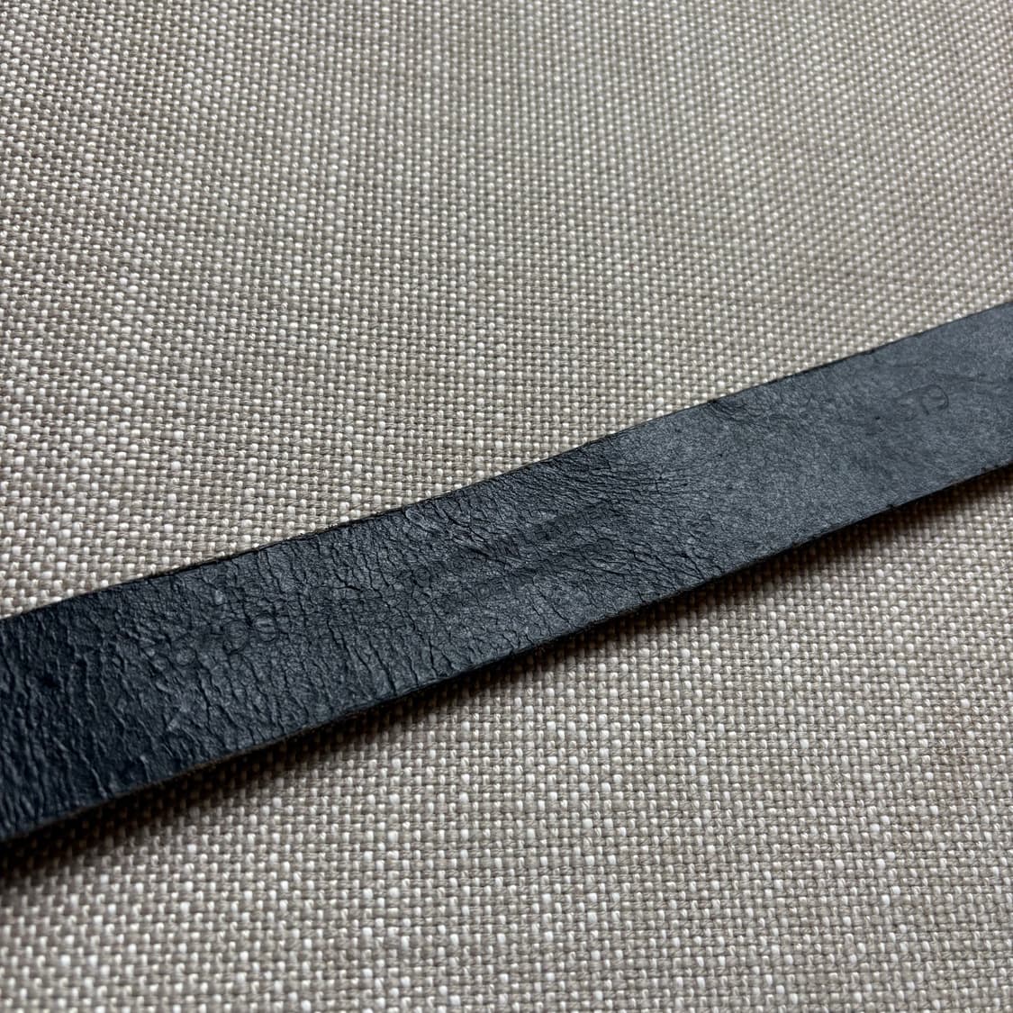 [35-36] 90s Mexico 탑그레인 블랙 레더 벨트 상품이미지8