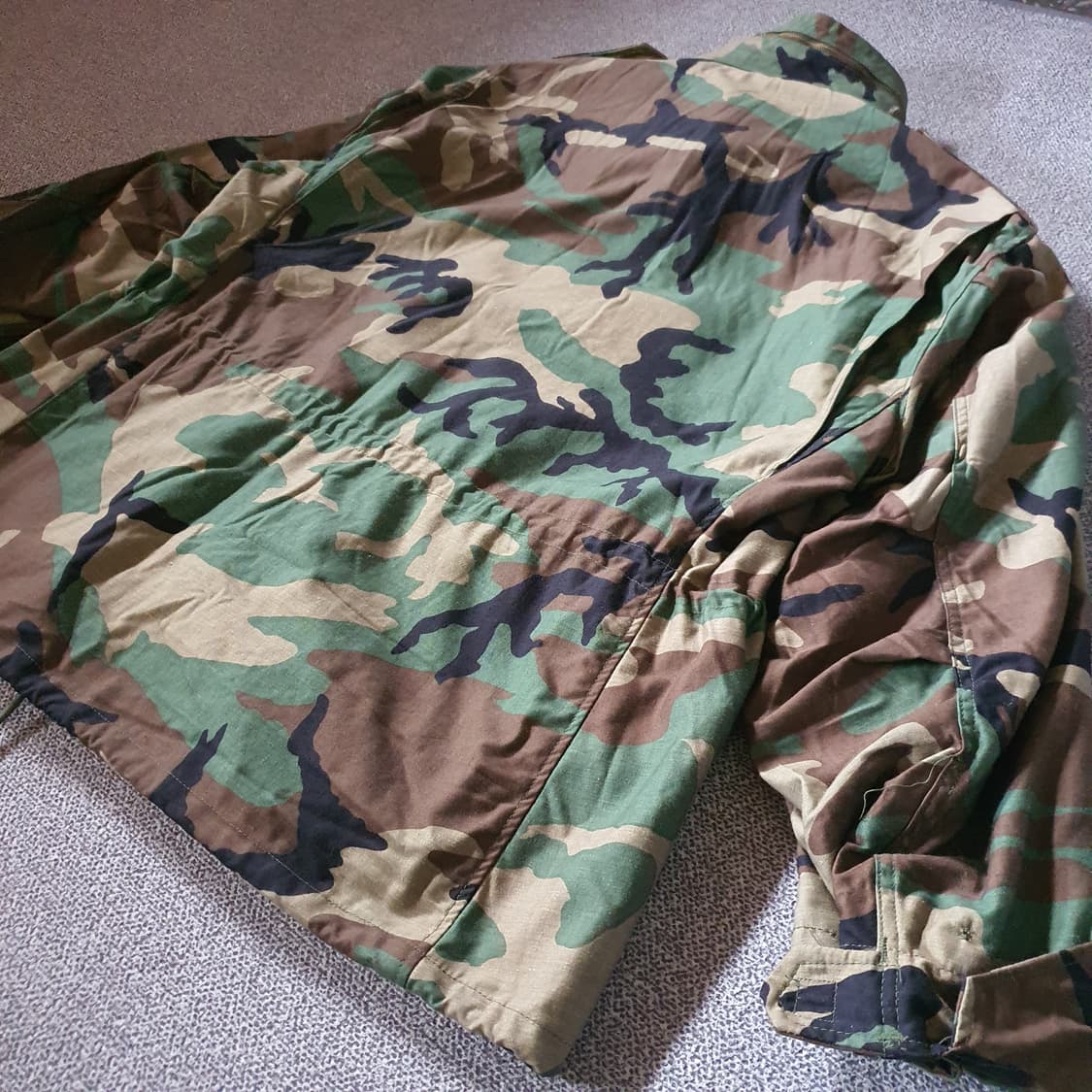 83s 미군 오리지널 우드랜드 카모플라쥬 M65 필드 자켓 상품이미지7
