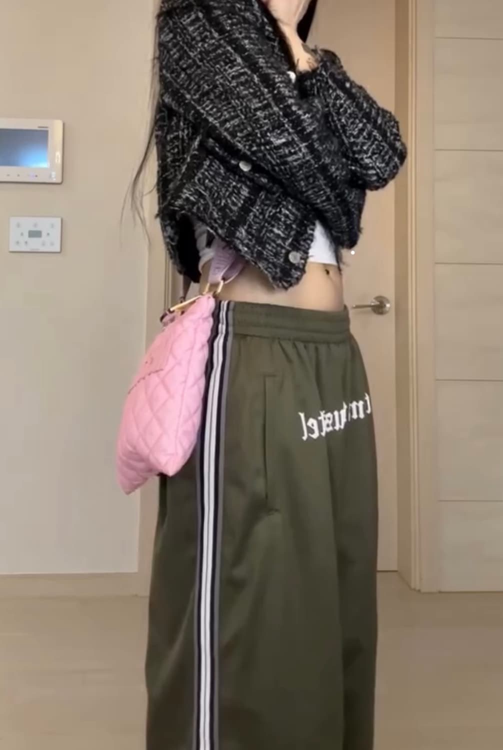더미스테리어스호텔 미호 믹스 저지 져지 트랙팬츠 바지 상품이미지1