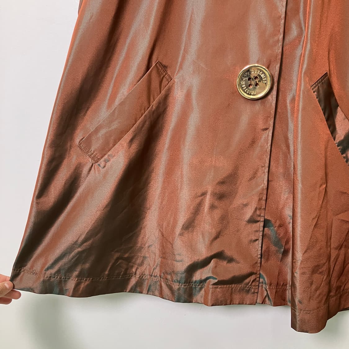 Moschino 모스키노 빈티지 빅버튼 싱글 코트  상품이미지6