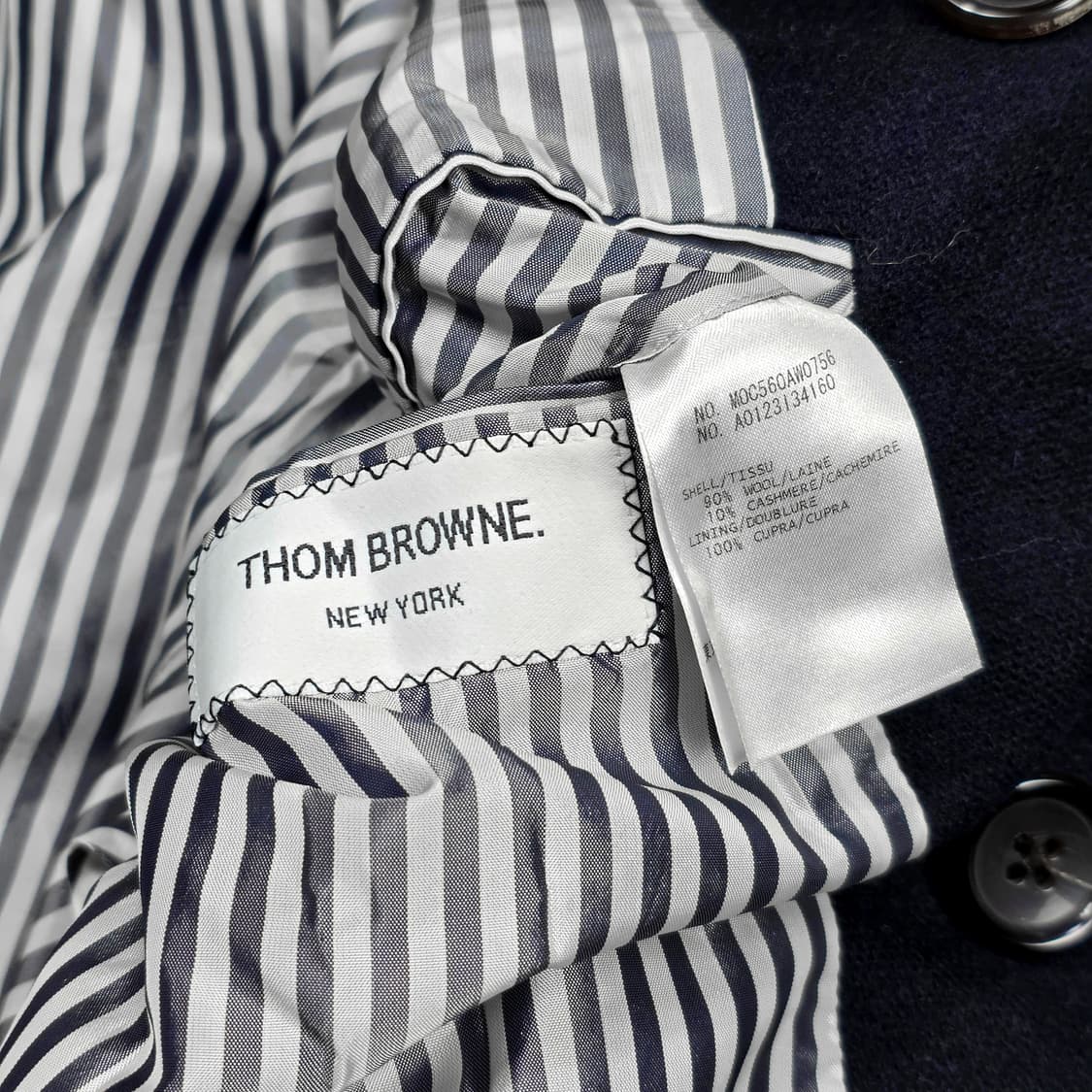 톰브라운 울 캐시미어 더블브레스티드 피코트 상품이미지7