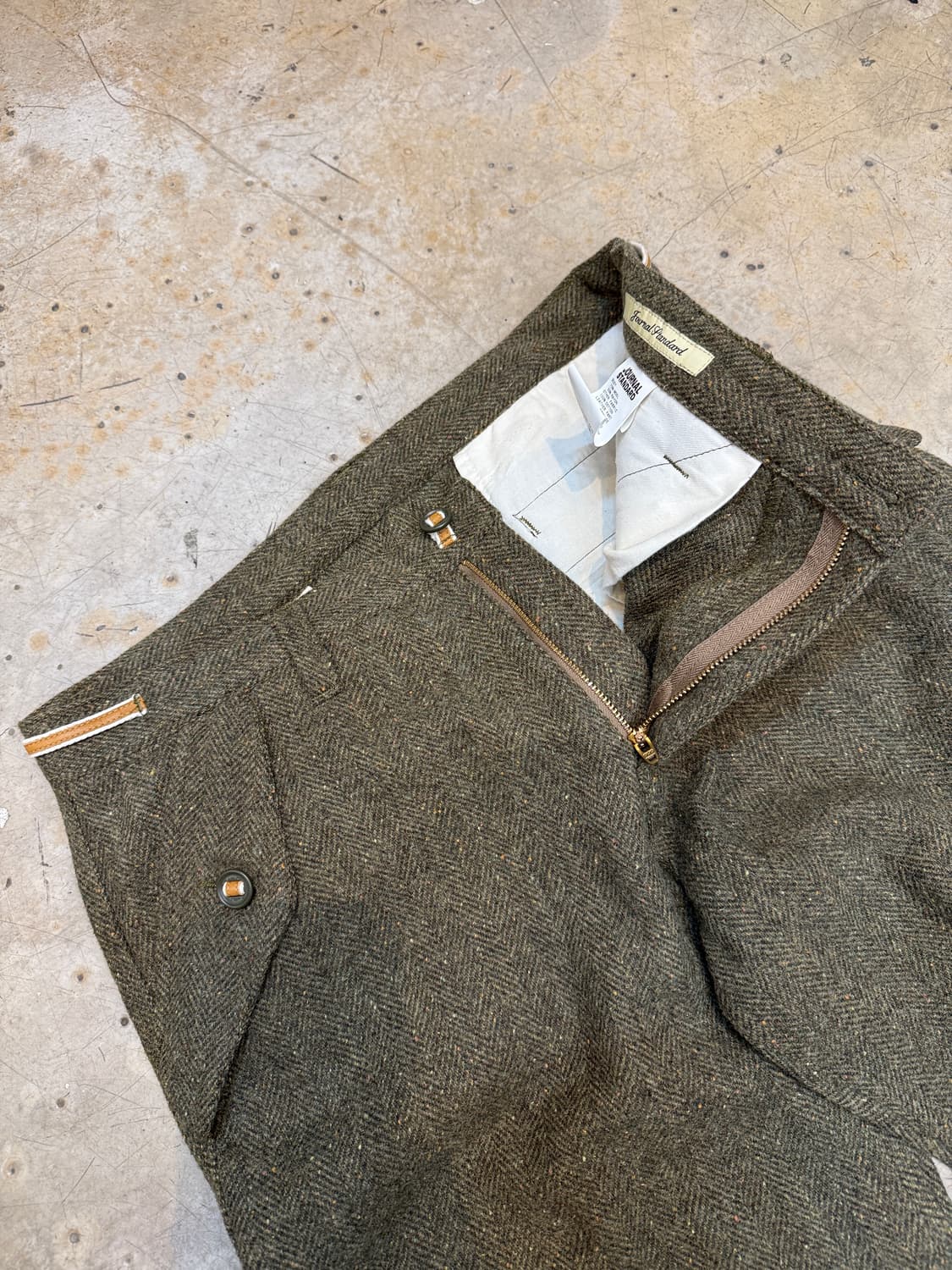 저널스탠다드 울 헤링본  트위드 팬츠 상품이미지3