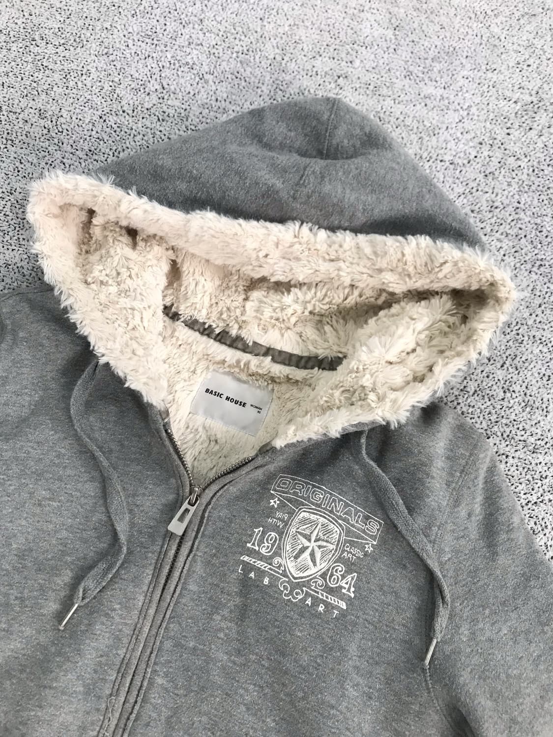 y2k 양털 후드집업 상품이미지2