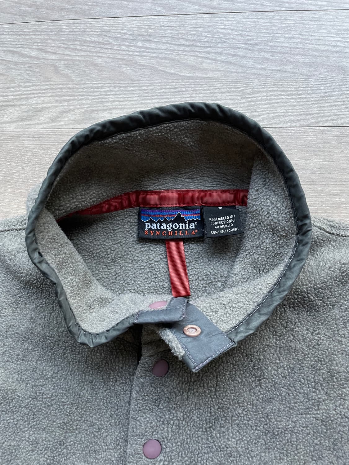90s 파타고니아 신칠라 그레이 핑크 상품이미지3