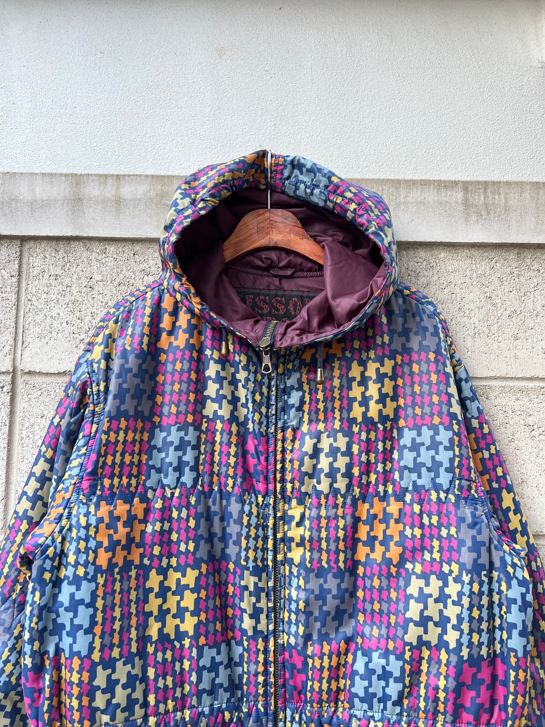 90s MISSONI SPORT CRAZY PATTERN 미쏘니자켓 상품이미지3