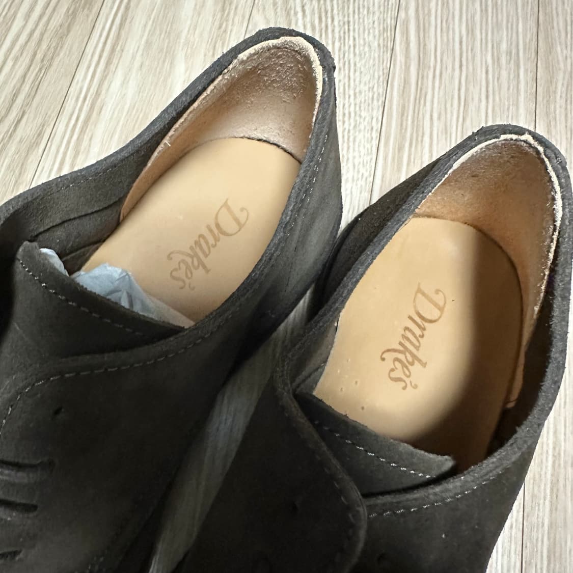 드레익스 웨이포드 더비 플레인 슈즈 UK6 다크 브라운 상품이미지6