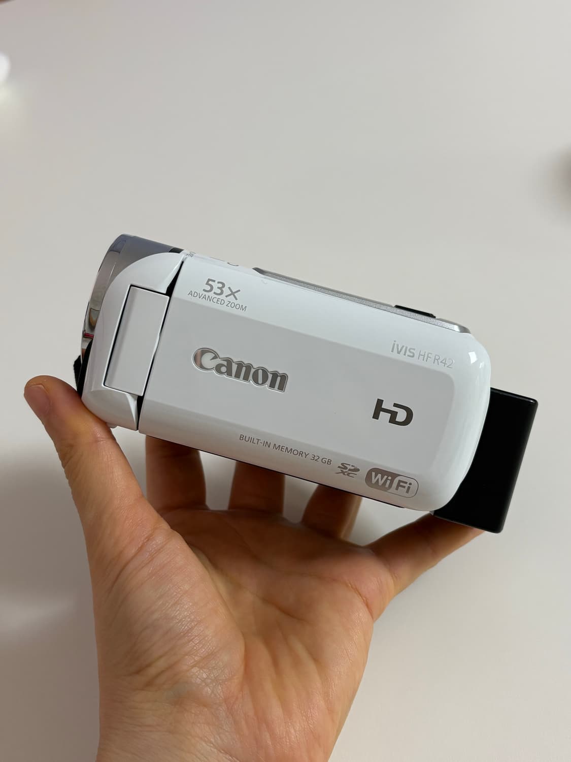 [민트급] 캐논 iVIS HF R42(VIXIA 400) 화이트 상품이미지1