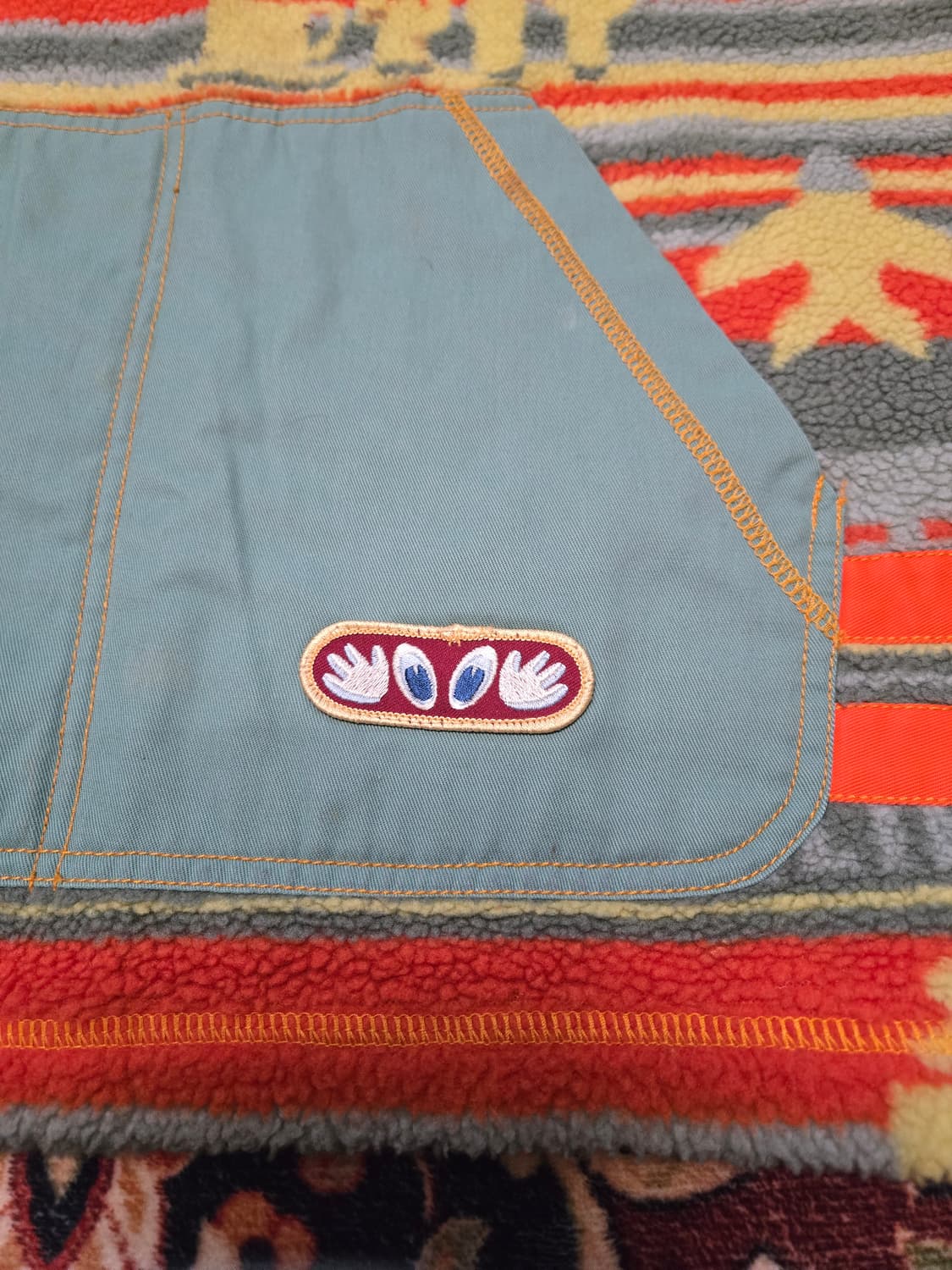 [Oilily] 오일릴리 유니크 패턴 아노락 후리스 하프 집업 상품이미지5