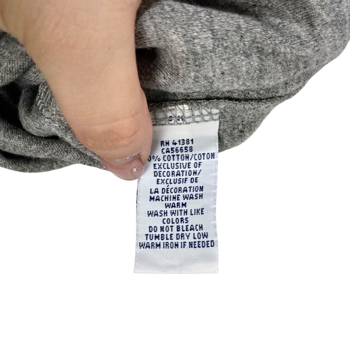 폴로랄프로렌 그레이 언발 카라 티셔츠 상품이미지4