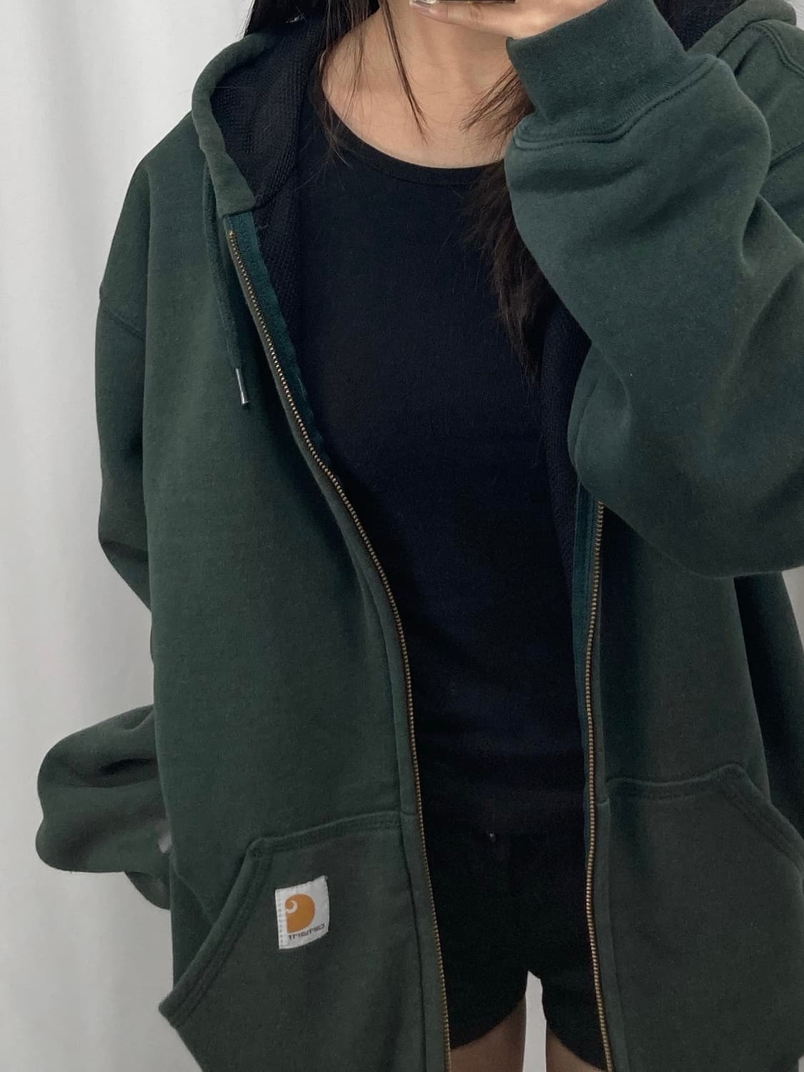 칼하트 레인디펜더 써멀 후드집업 상품이미지2