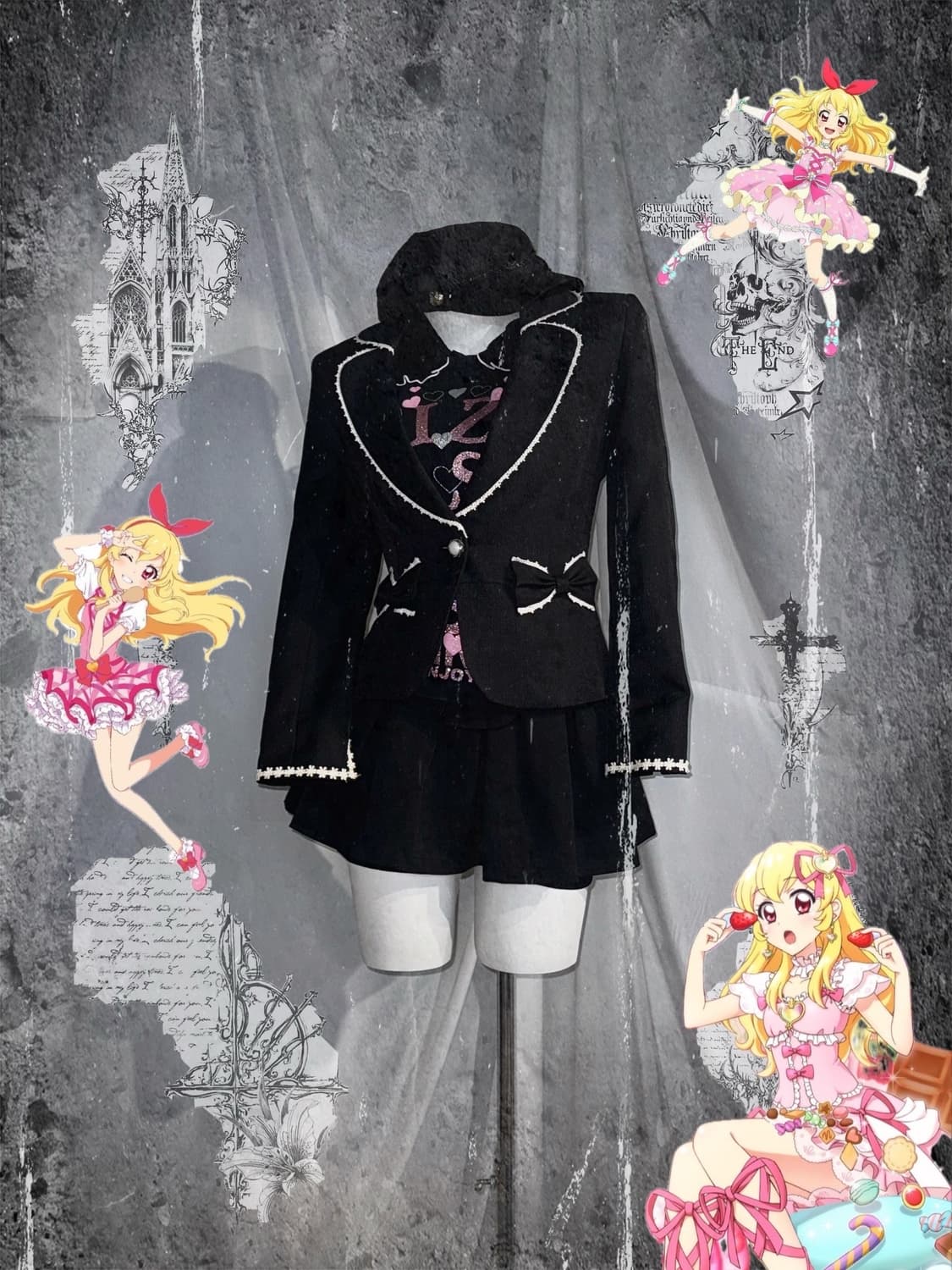 리즈리사 데일리 갸루 공겜여주깔 코디세트  상품이미지1