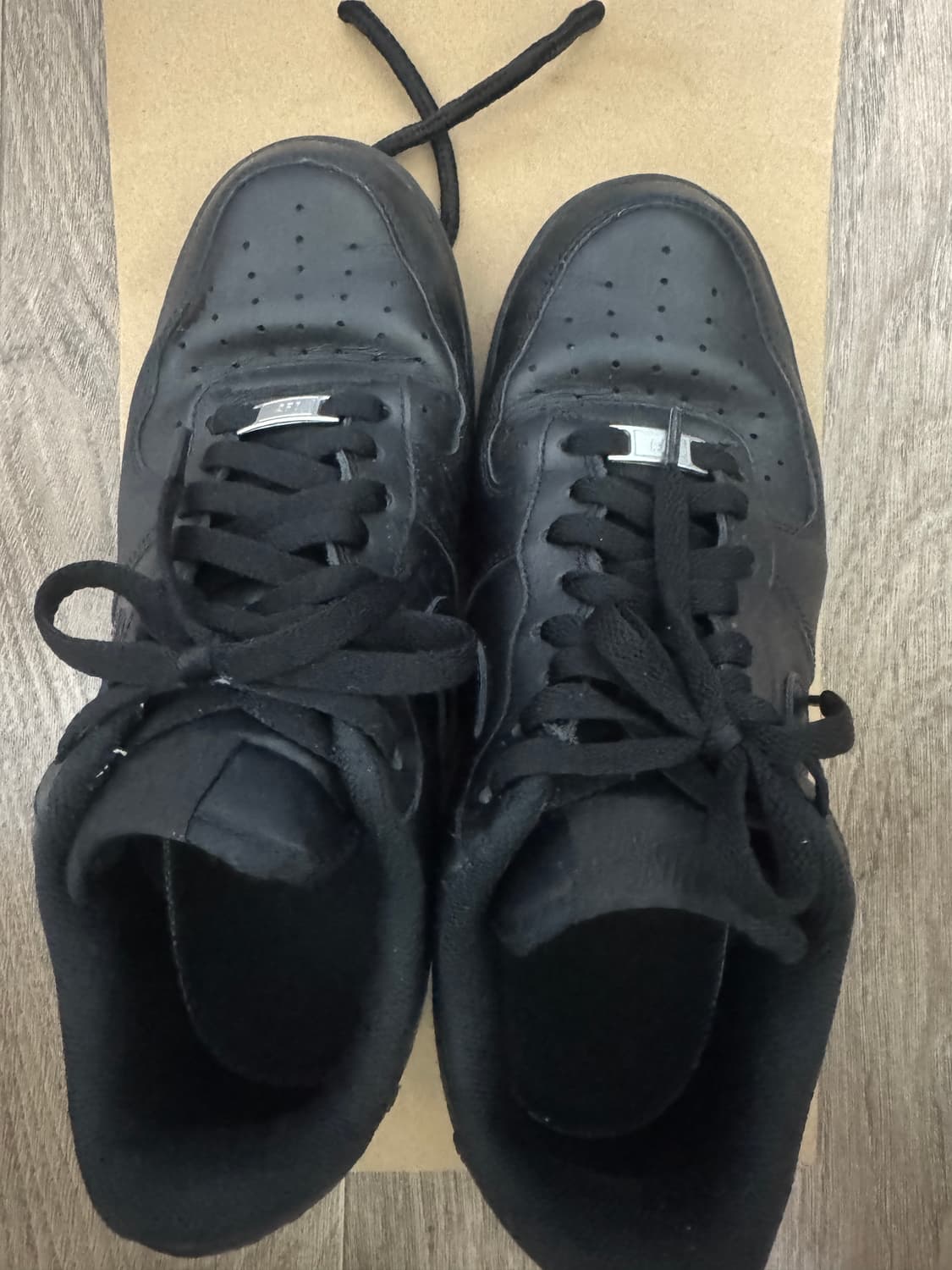 나이키 에어포스1 '07 올블랙 280 상품이미지2