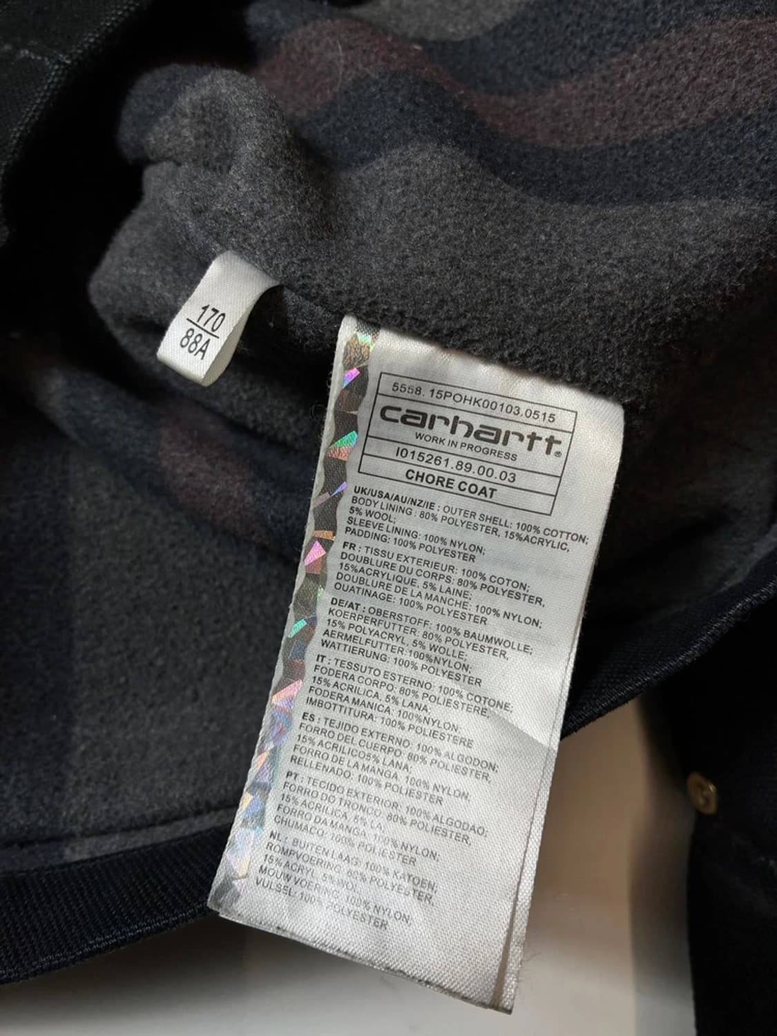 칼하트 WIP 디어본 캔버스 OG 초어 자켓 PN8289 상품이미지7