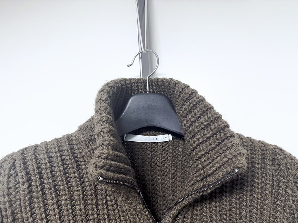 RELIVE(릴리브) / 헤비웨이트 집업 가디건 상품이미지2
