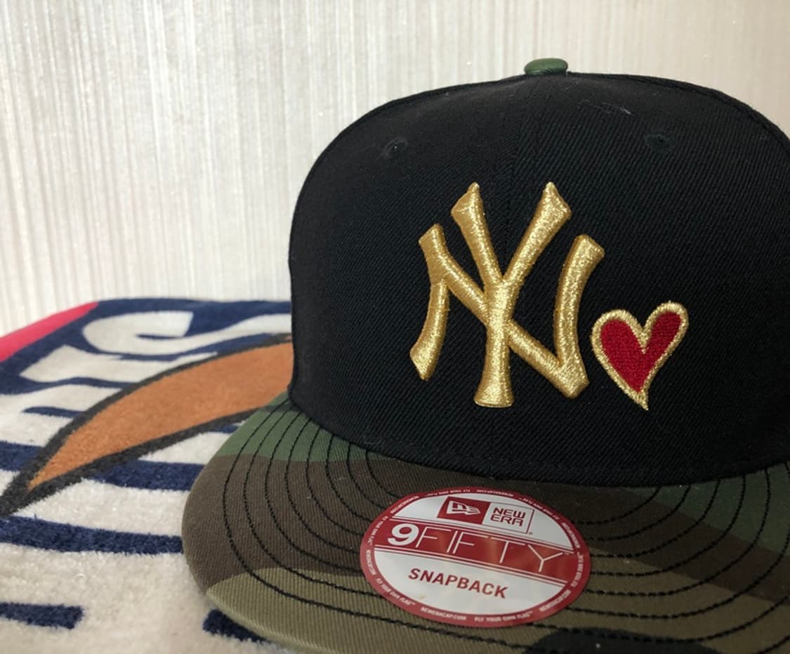 MLB 뉴에라 뉴욕양키스 블랙X카모 스냅백/모자 상품이미지5