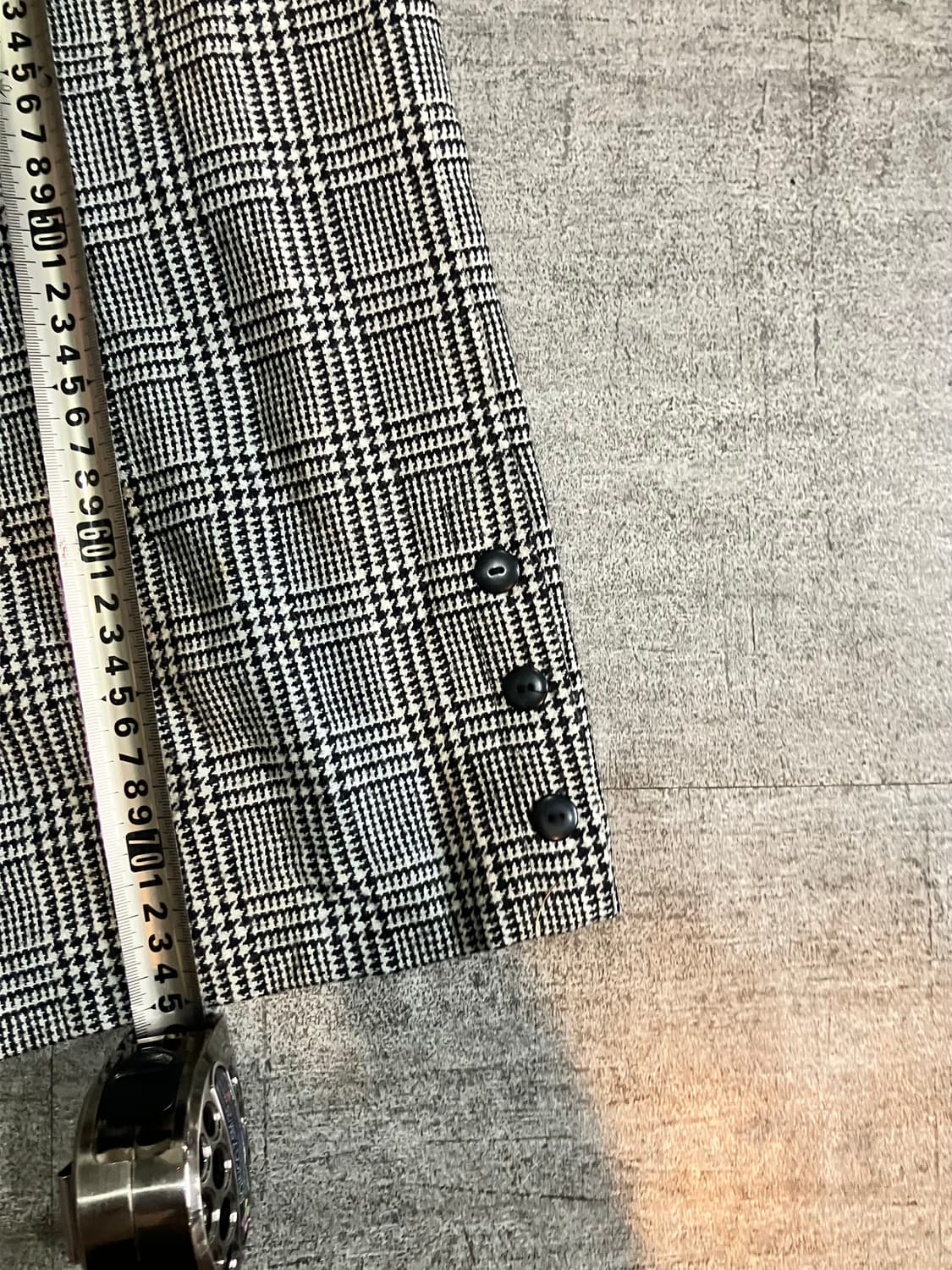 일본빈티지 Wool blend mark 하구미모리걸 쓰리버튼 버뮤다팬츠 상품이미지3