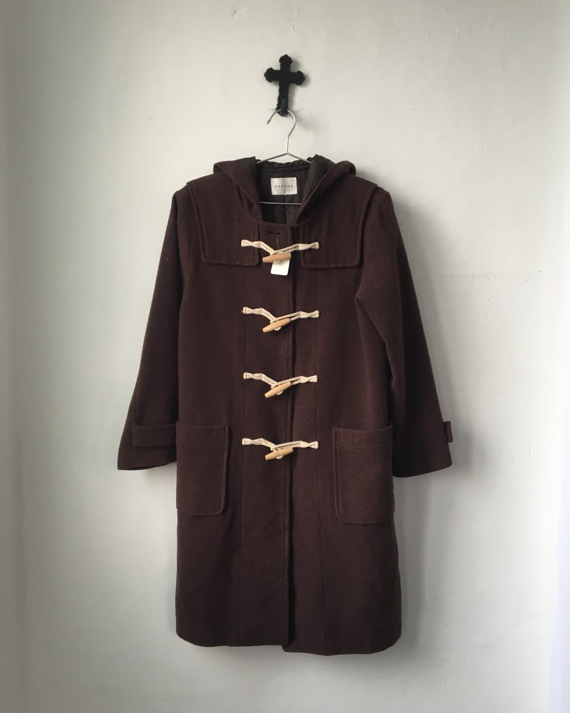 Duffle button hood coat 상품이미지2