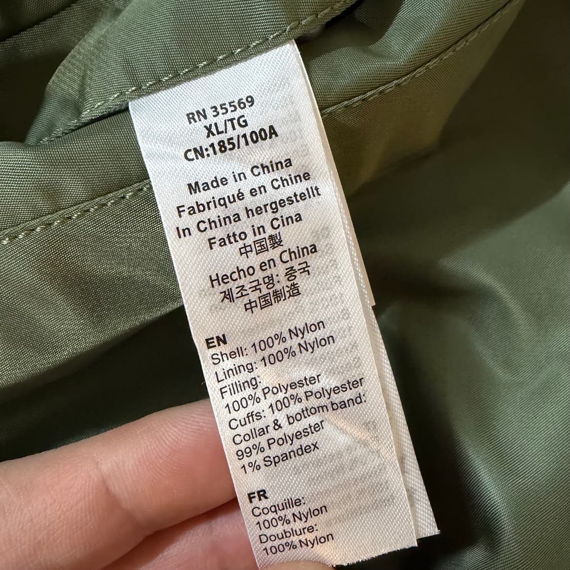 [XL] 알파인더스트리 MA-1 자켓 세이지 그린 상품이미지2