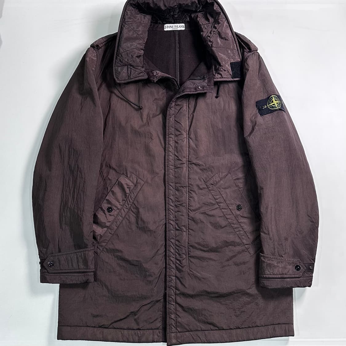 스톤아일랜드 브라운 나일론 자켓 상품이미지1